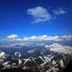 Flugwegposition um 14:39:08: Aufgenommen in der Nähe von Hafning bei Trofaiach, Österreich in 2095 Meter